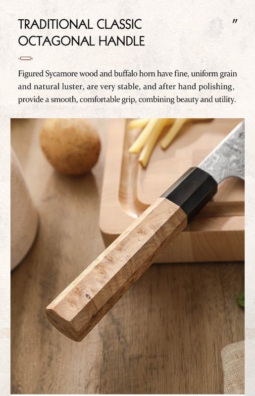 Coltello da pane Xinzuo PM8B - 8,5" - PM8B-MB