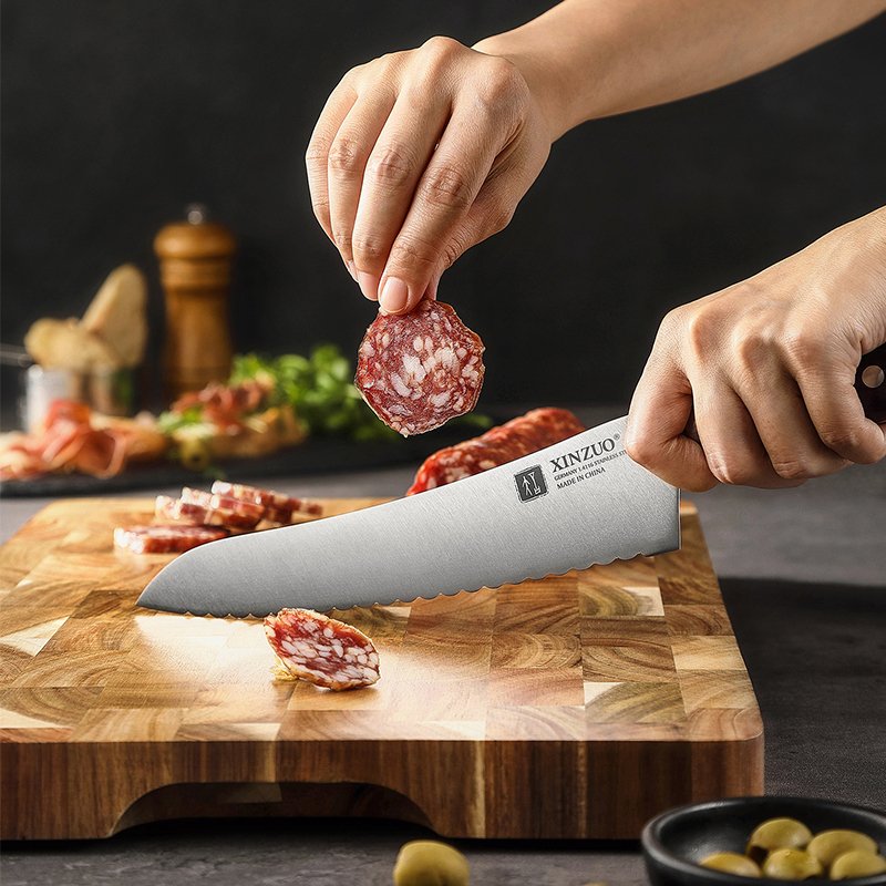 Coltello per alimenti surgelati Xinzuo B35 - 7,9" - B35-DR