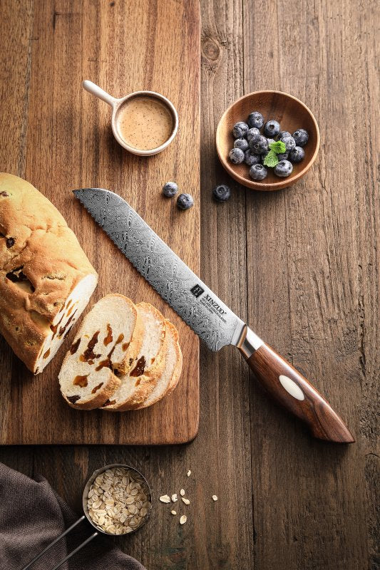Coltello da pane Xinzuo B46D - 8" - B46D-MB