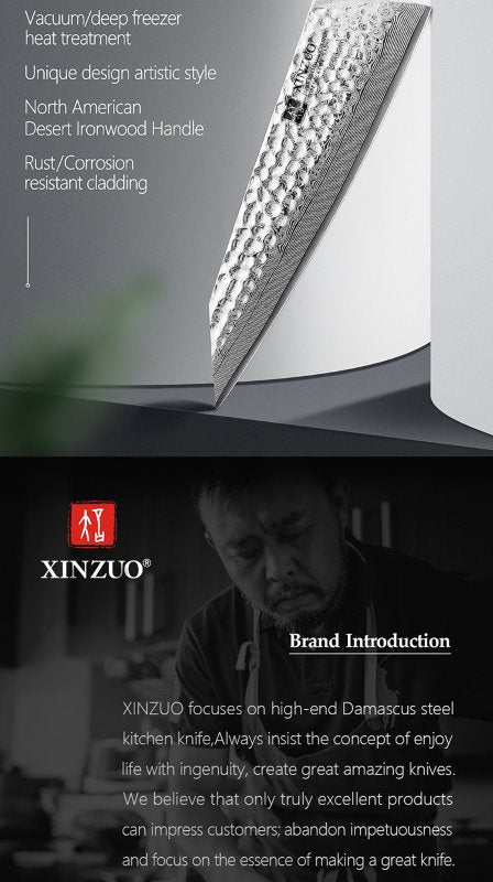 Coltello da chef Xinzuo B32D - 8" - B32D-CS