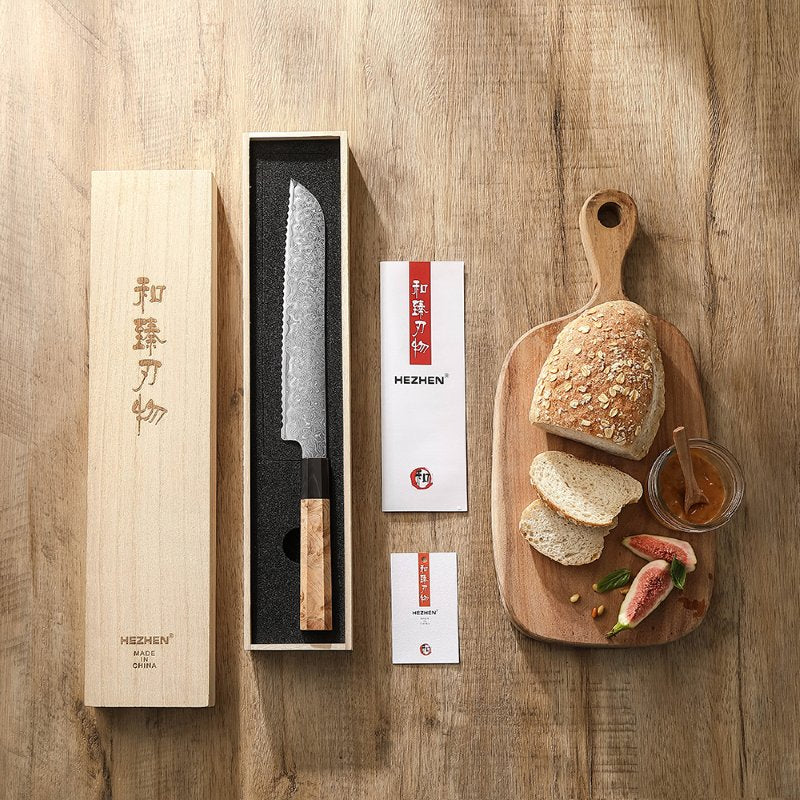 Coltello da pane Xinzuo PM8B - 8,5" - PM8B-MB