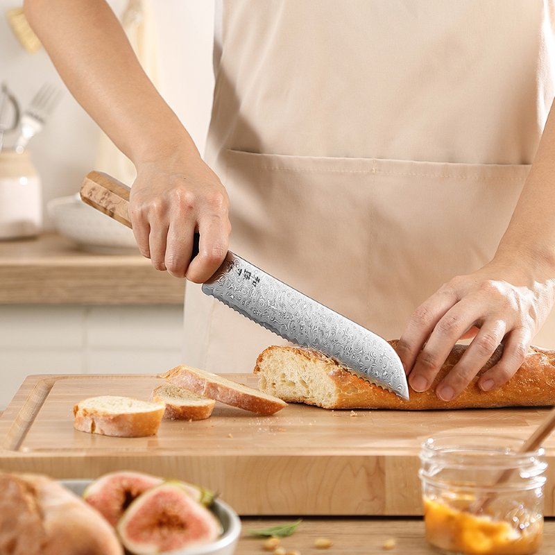 Coltello da pane Xinzuo PM8B - 8,5" - PM8B-MB