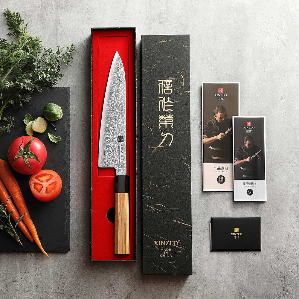 Coltello da chef Xinzuo PM8O - 8,5" - PM8O-CS
