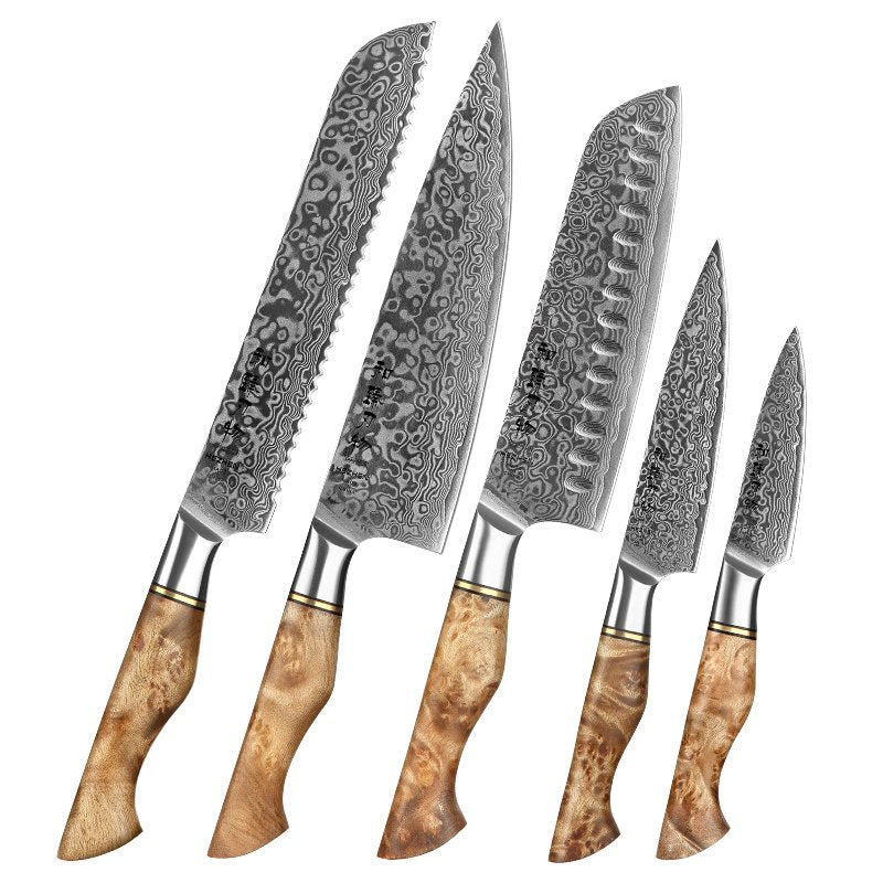 Set di 5 coltelli Xinzuo B30 (cod. B30-A5B) - B30-A5B