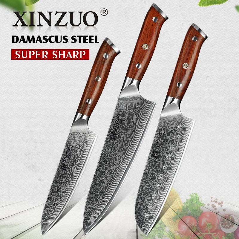 Coltello Santoku Xinzuo B13R - 7" - B13R-RS