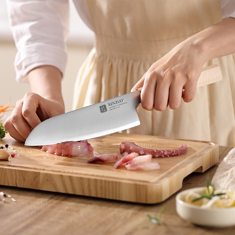 Coltello Santoku Xinzuo PM8M - 7,5" - PM8M-RS