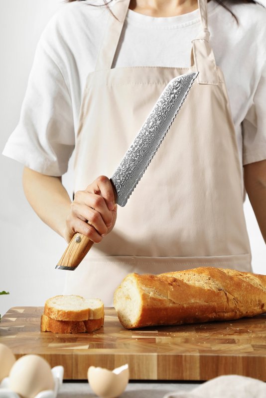 Coltello da pane Xinzuo B37 - 8,5" - B37-MB