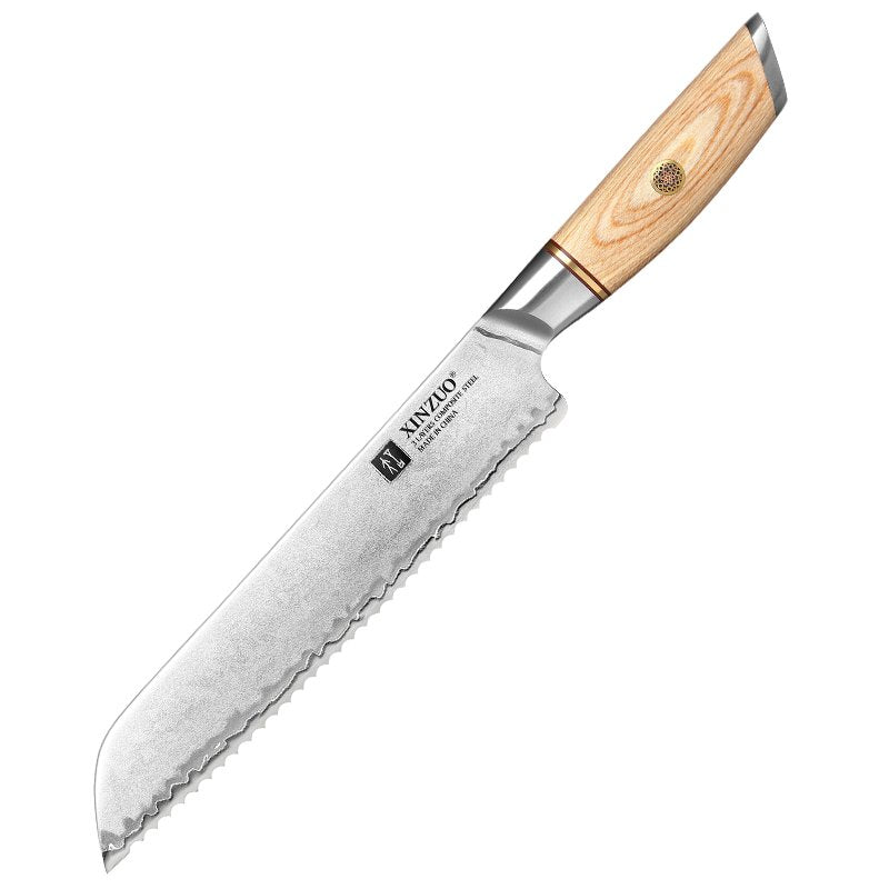Coltello da pane Xinzuo B37S - 8,5" - B37S-MB