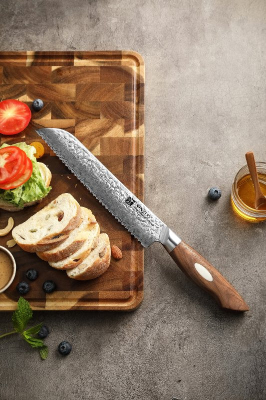 Coltello da pane Xinzuo B46W - 8" - B46W-MB