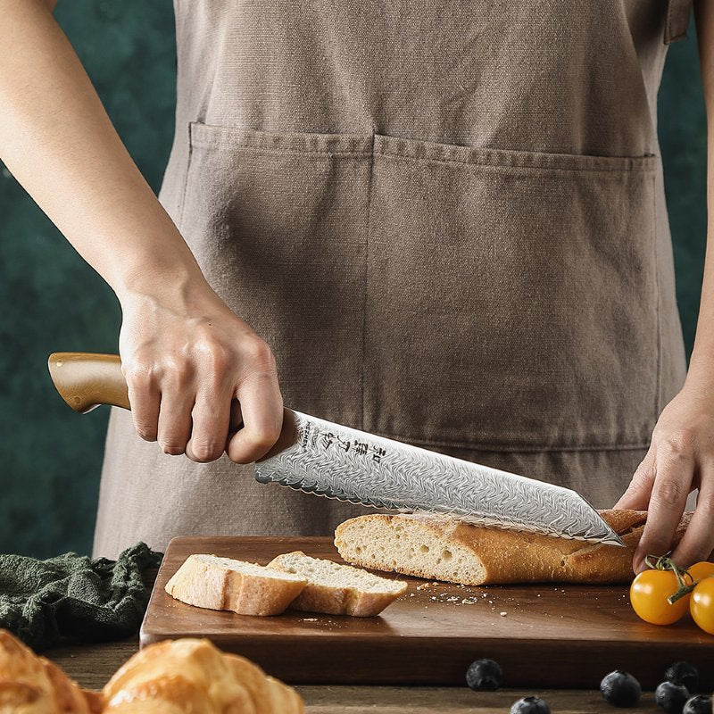 Coltello da pane Xinzuo B38L - 8,5" - B38L-MB