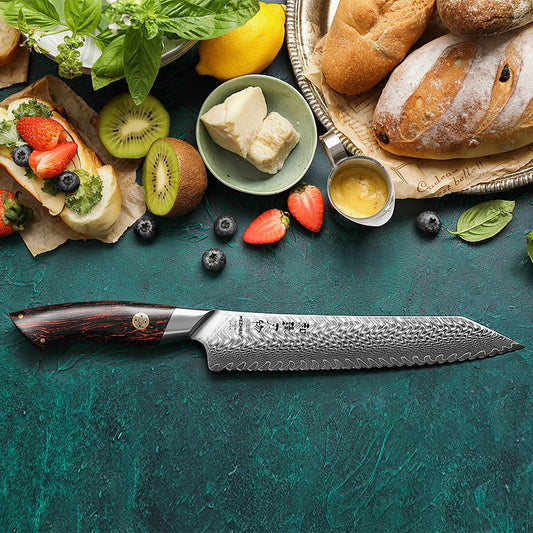 Coltello da pane Xinzuo B38 - 8" - B38-MB