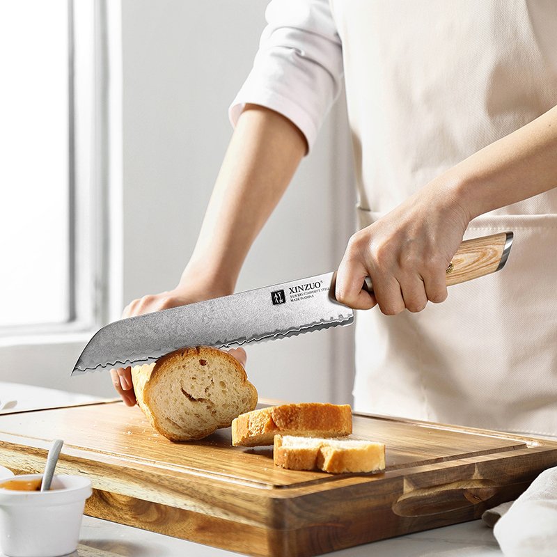 Coltello da pane Xinzuo B37S - 8,5" - B37S-MB