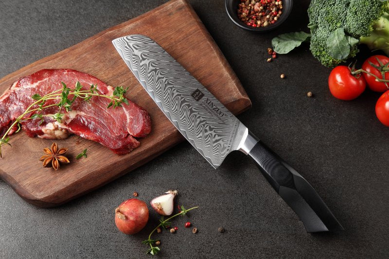 Coltello Santoku Xinzuo B32 - 7" - B32-RS