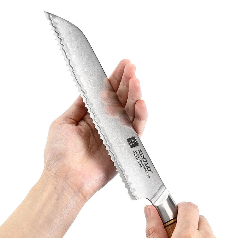 Coltello da pane Xinzuo B37S - 8,5" - B37S-MB